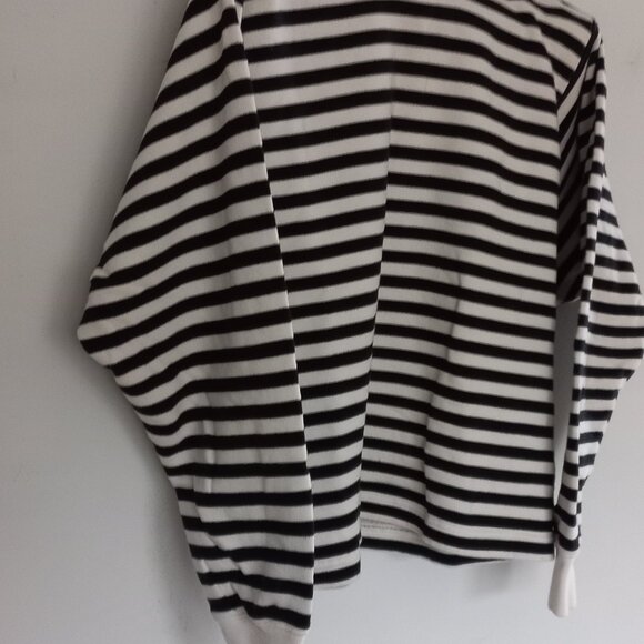 & OTHER STORIES cotton striped long sleeve sweatshirt - Picture 3 of 9